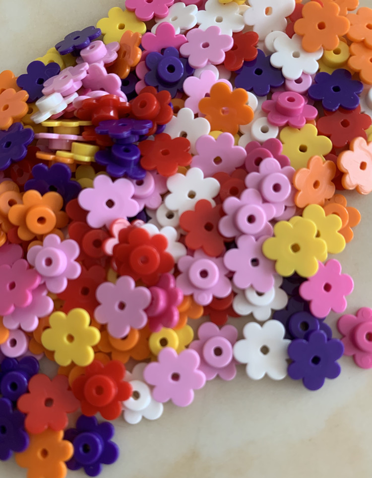 Lego Building Blocks - Bloques de Construcción de Flores Pequeñas