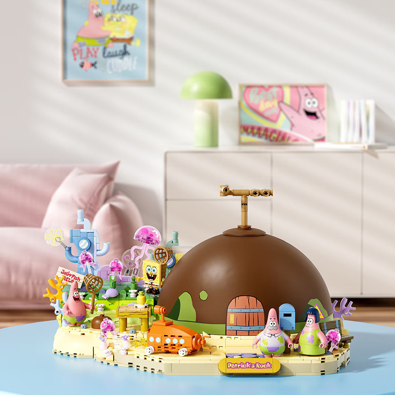 Kids Toys Box - Bob Esponja Patrick Star Rock casa
