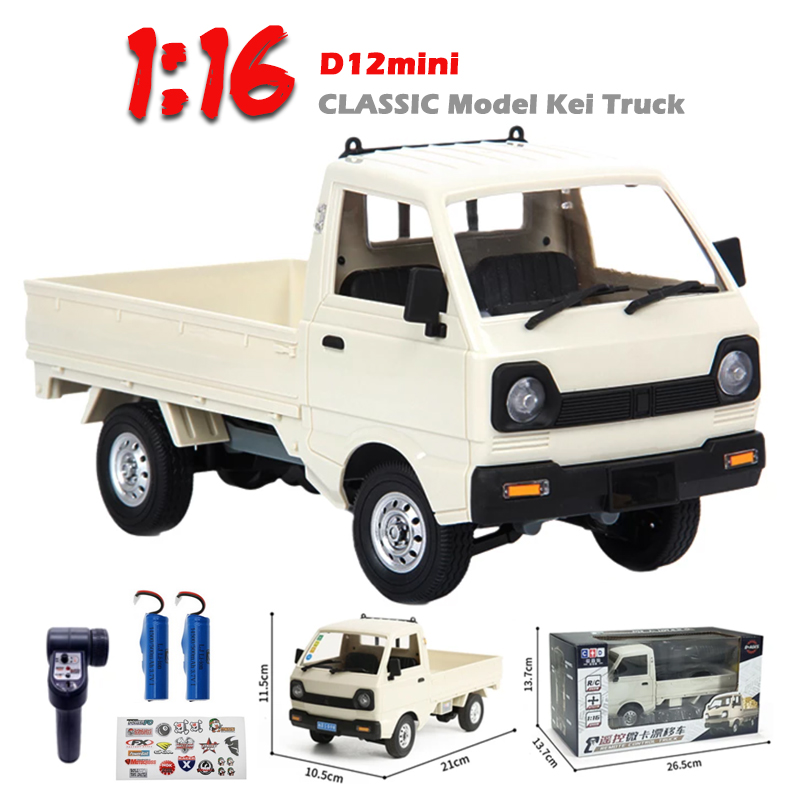 Kid Toys And More - WPL D12 Mini 1:16 RC coche