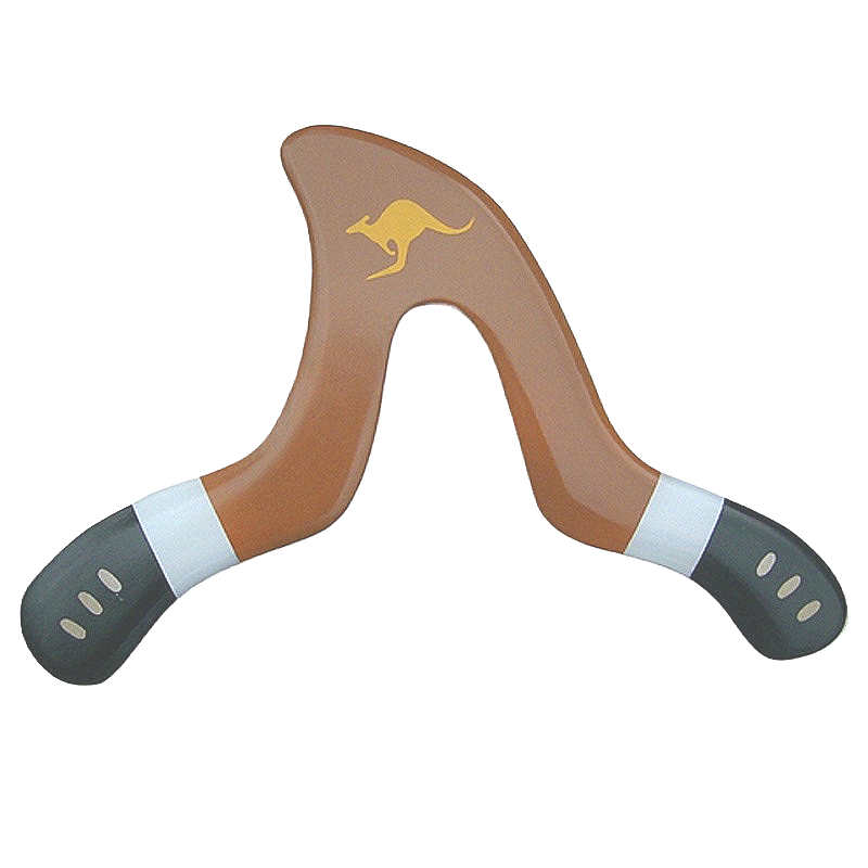 Kid Toys And More - Boomerang-juguetes de madera hechos a mano