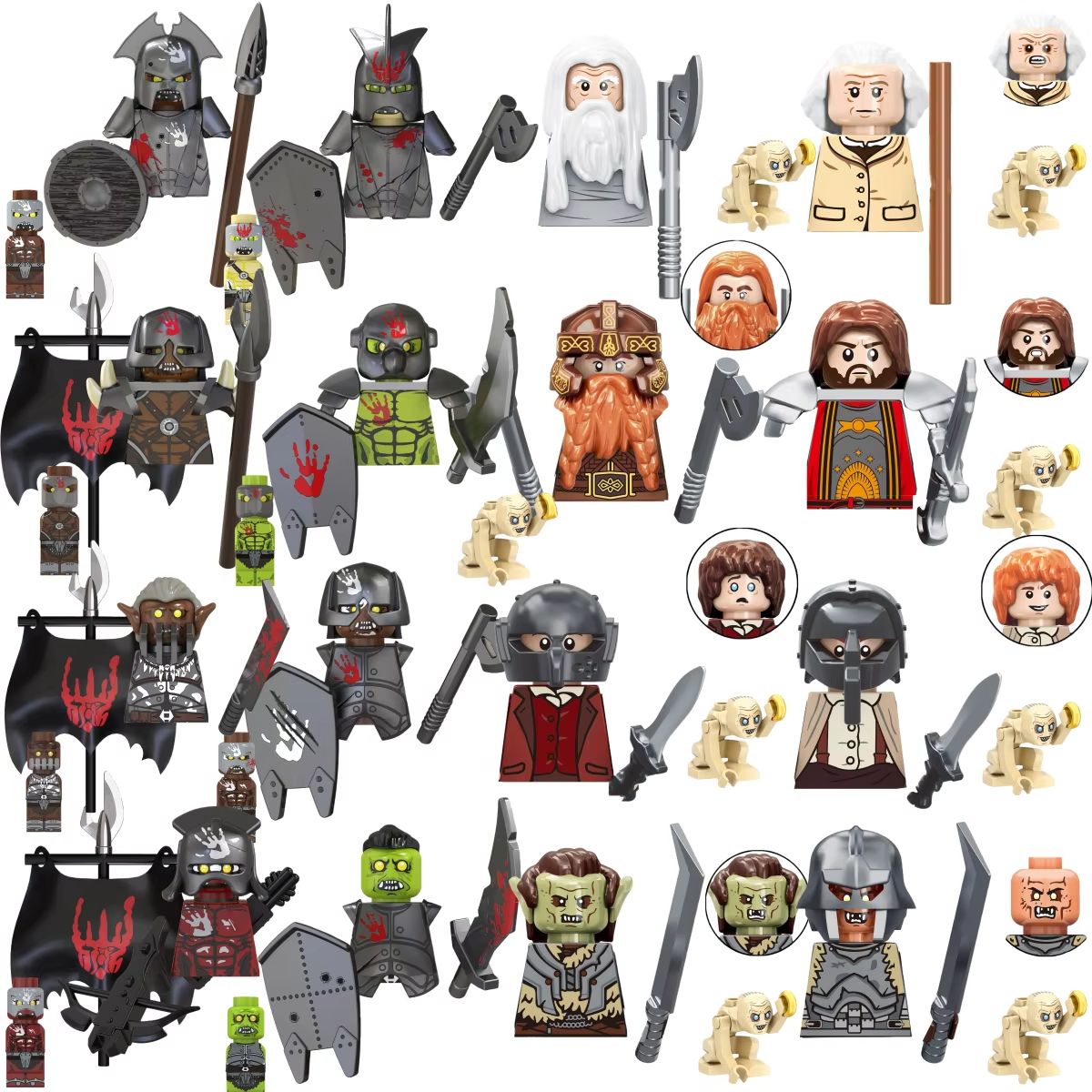 Lego Building Blocks - Caja Sorpresa TV6410, Mini Figuras de