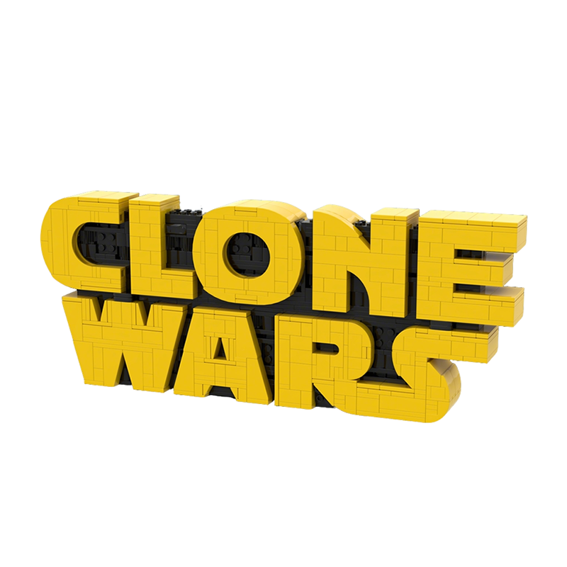 Kids Toys Logo - 742 Piezas MOC Clone Wars Logo