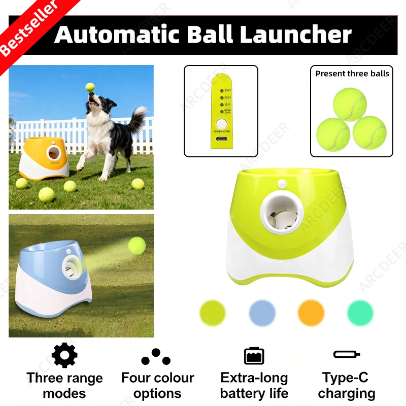 Catapult Launcher Toy - Lanzador de pelotas automático recargable para
