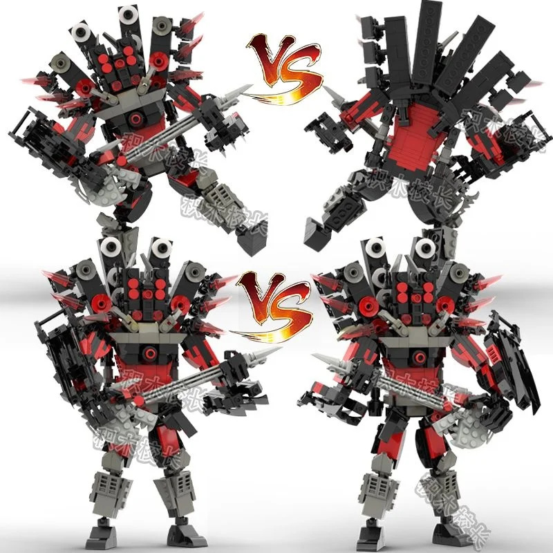Skibidi-bloques de construcció - Kids Toys Logo reseña y precio
