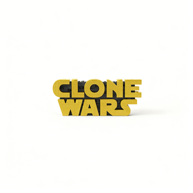 742 Piezas MOC Clone Wars Logo - Kids Toys Logo reseña y precio
