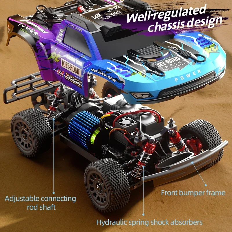 Coche RC 4x4 de 70KM/H de alta - Kid Toys And More reseña y precio