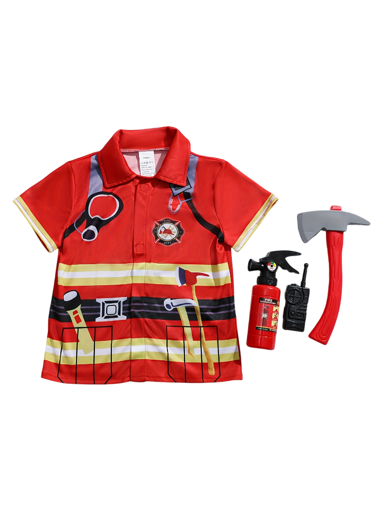 Camiseta de Estilo Bombero par - Kids Toys Usa reseña y precio