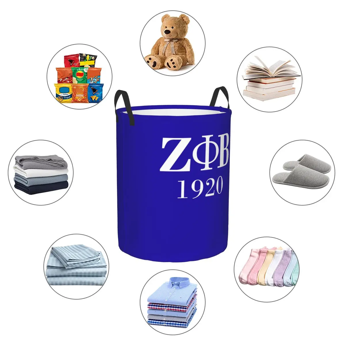 Cesta de lavandería con logoti - Kids Toys Logo reseña y precio