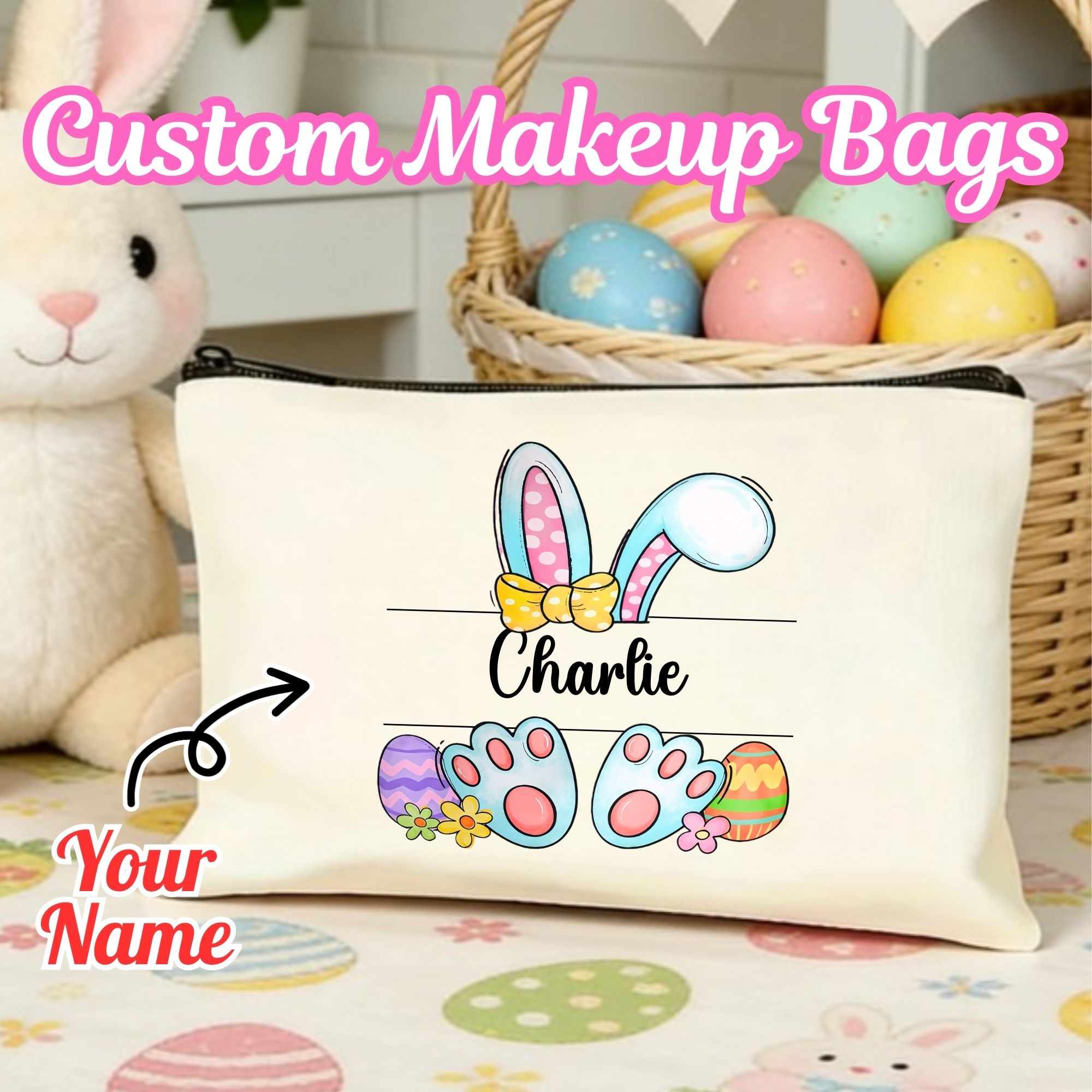 Bolsa de maquillaje personaliz - Kids Toys Logo reseña y precio