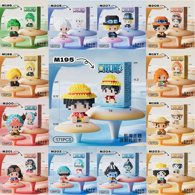 Figura de Anime 3D de ONE PIEC - Lego Building Blocks reseña y precio